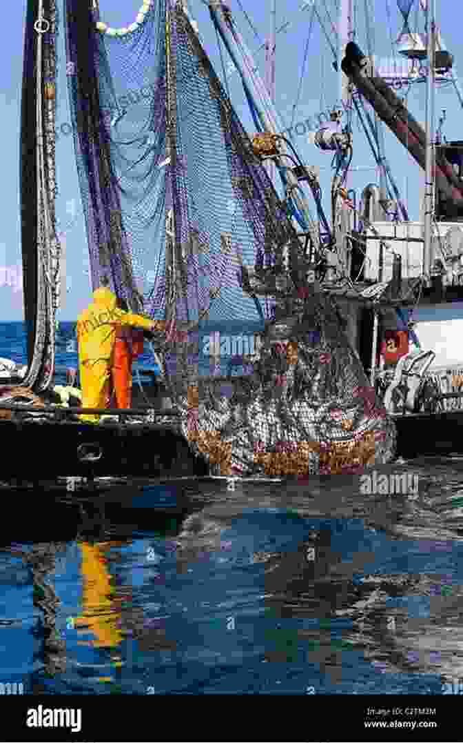 A Group Of Fishermen Haul In A Net Full Of Fish, The Ocean Stretching Out Behind Them. Sidetracks: 40 True Stories Of Hunting And Fishing On Paths Less Traveled (The Sidetracks Series)