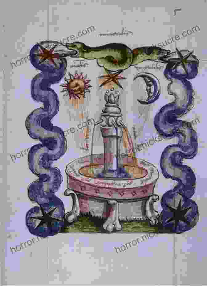 An Illuminated Page From The Rosarium Philosophorum, Depicting A Symbolic Representation Of The Alchemical Journey. Alchemical Symbols: The R A M S Library Of Alchemy Vol 21