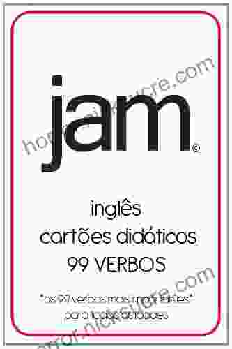 JAM English Flashcards For Brazilians: 99 Verbs